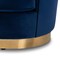Baxton Studio Nevena Glam Royal Blue Velvet Upholstered Gold-Finished Sofa 152-9265 - alternate 6